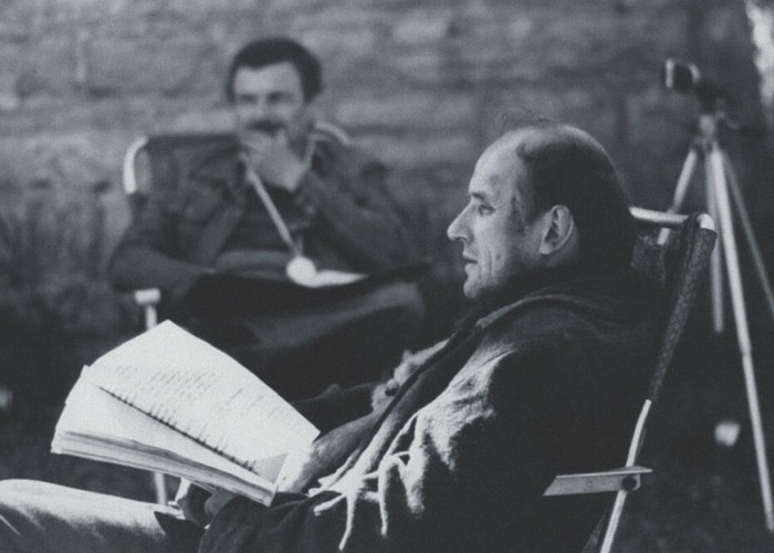 Anatoly Solonitsyn with Andrei Tarkovsky