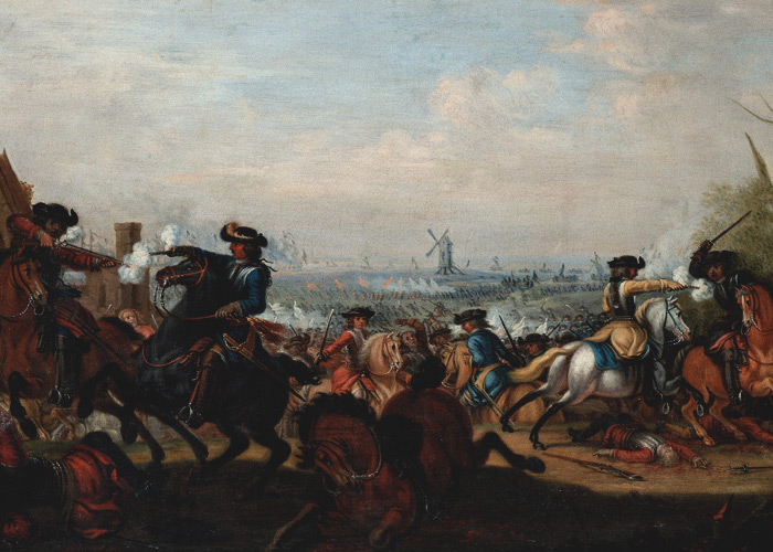 Cavalier battle by Johan Philip Lemke